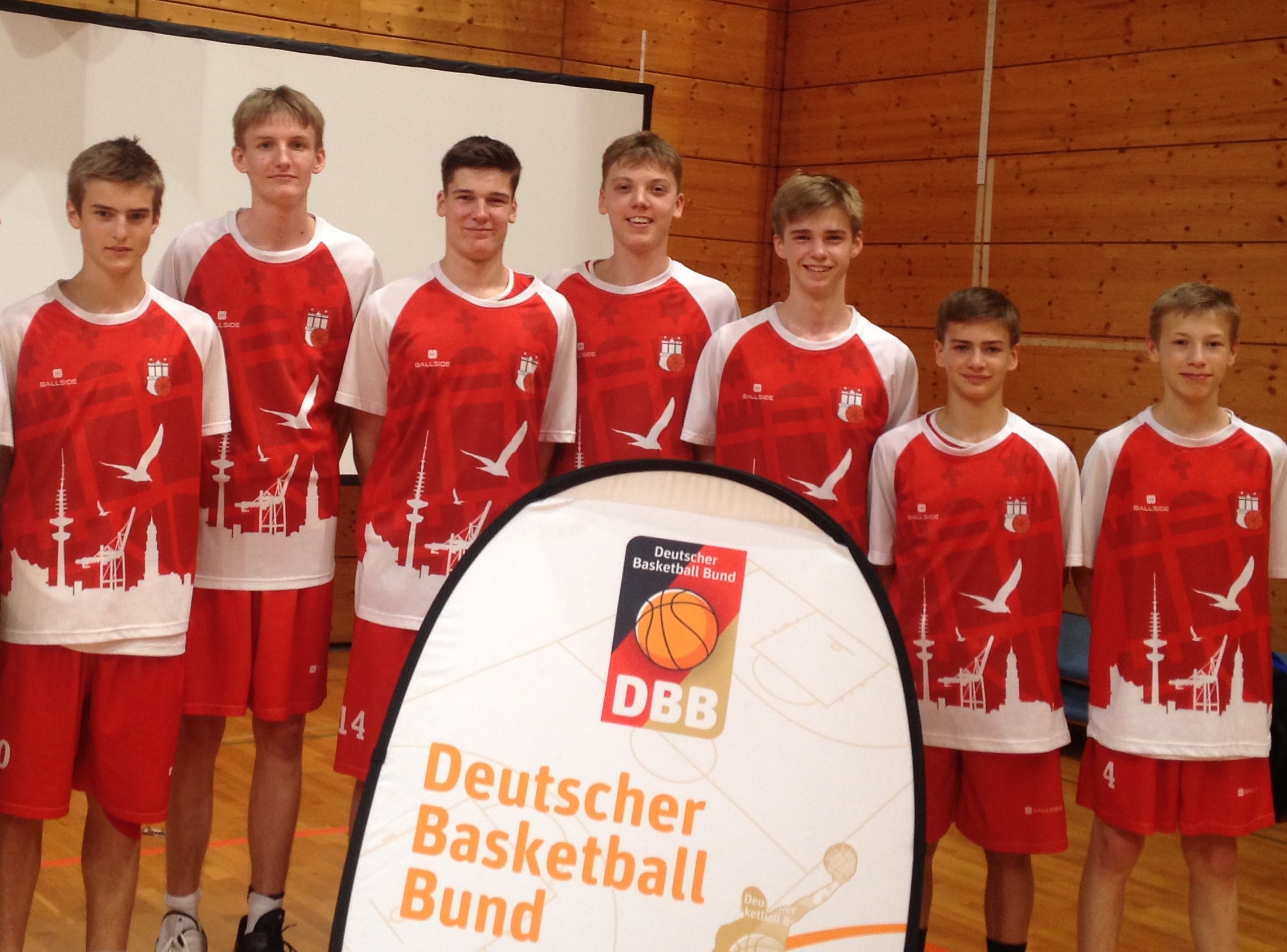 Die 7 BVSHler beim Bundesjugendlager 2017 in Heidelberg